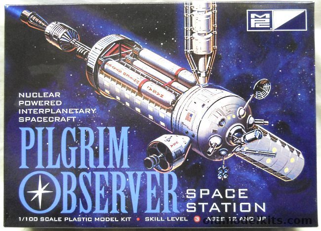 MPC 1/100 Pilgrim Observer Nuclear Powered Space Ship, MPC713 plastic model kit